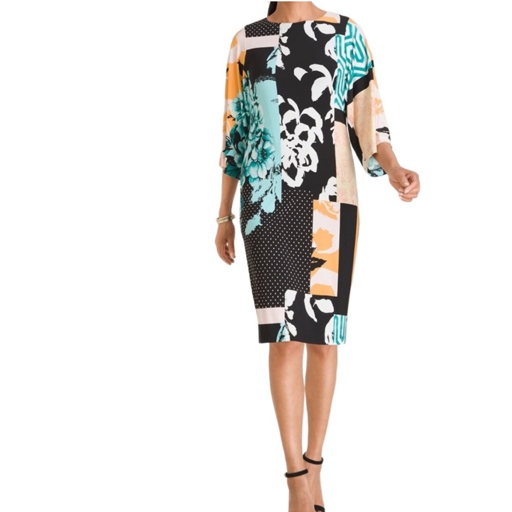 Chico's Multi-Colored Printed Dress
Size 1 Patchwork